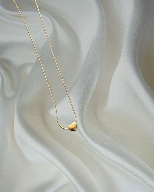 Mini Aura Heart Anti -Tarnish Necklace