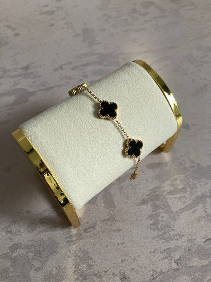 Black Clover Charm Bracelet