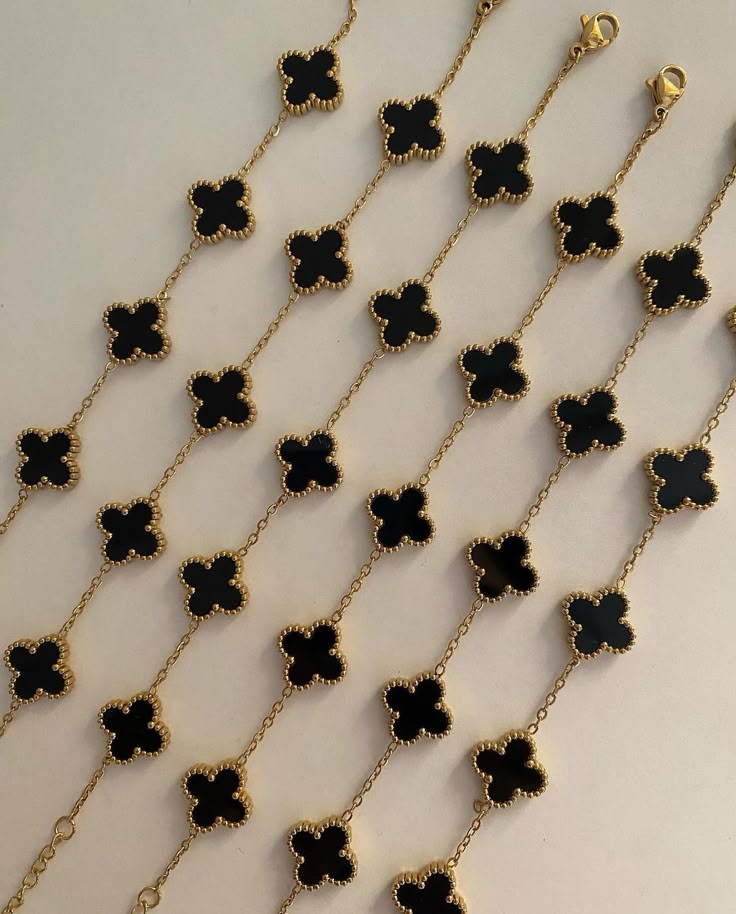 Black Clover Charm Bracelet